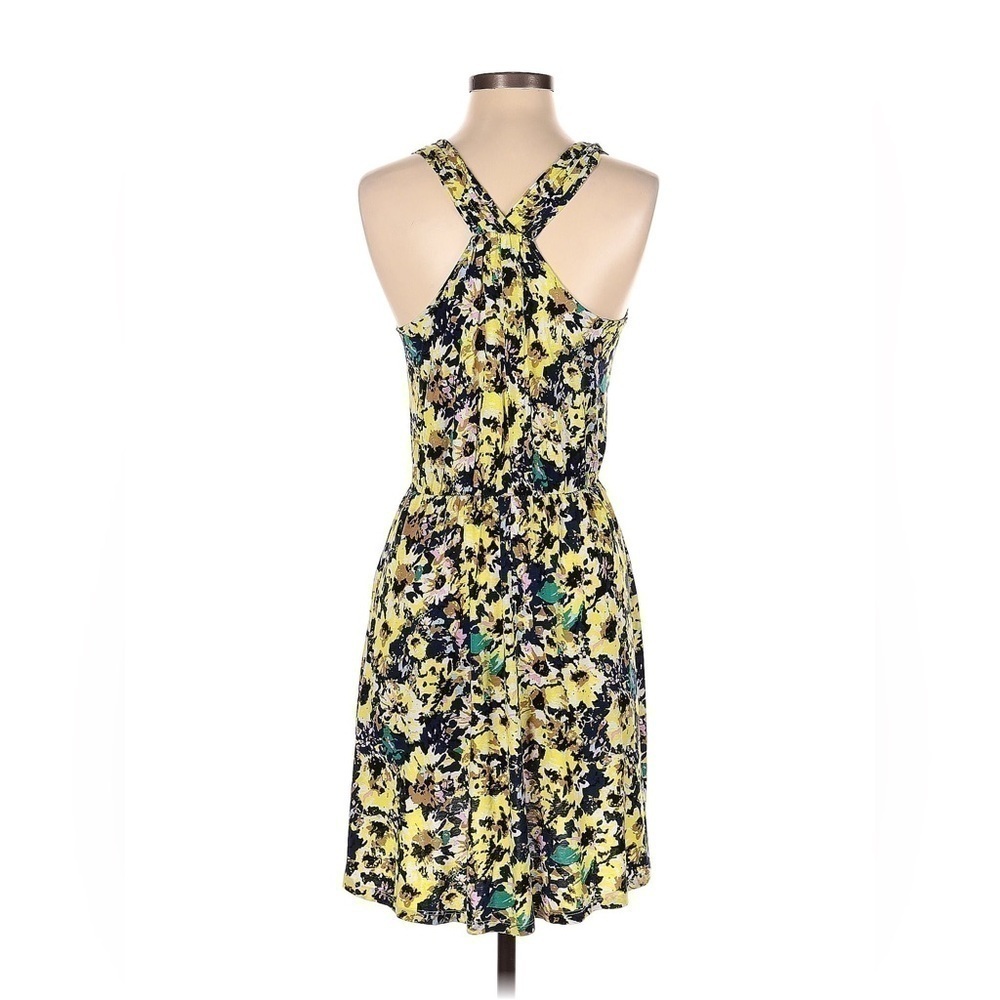 H&M Yellow Floral Print Dress in Size XS - Picture 2 of 8